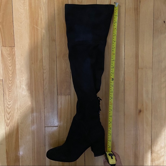 ALDO over the knee velvet boots size 7 - Picture 6 of 7